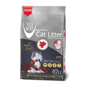 VAN CAT CANADA GREY cementējošās smiltis kaķu tualetēm 10L 8.5kg